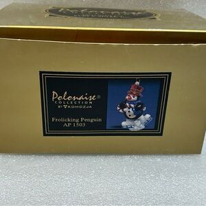 Polonaise Collection Frolicking Penguin AP 1503 Ornament